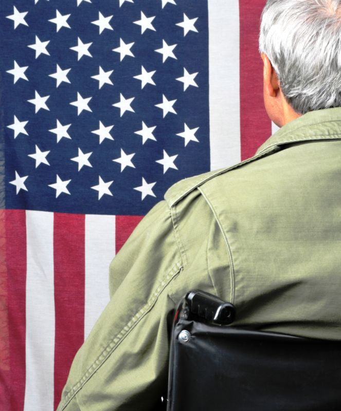 Veteran in Wheelchair Understanding VA Benefits For Terminally Ill Veterans