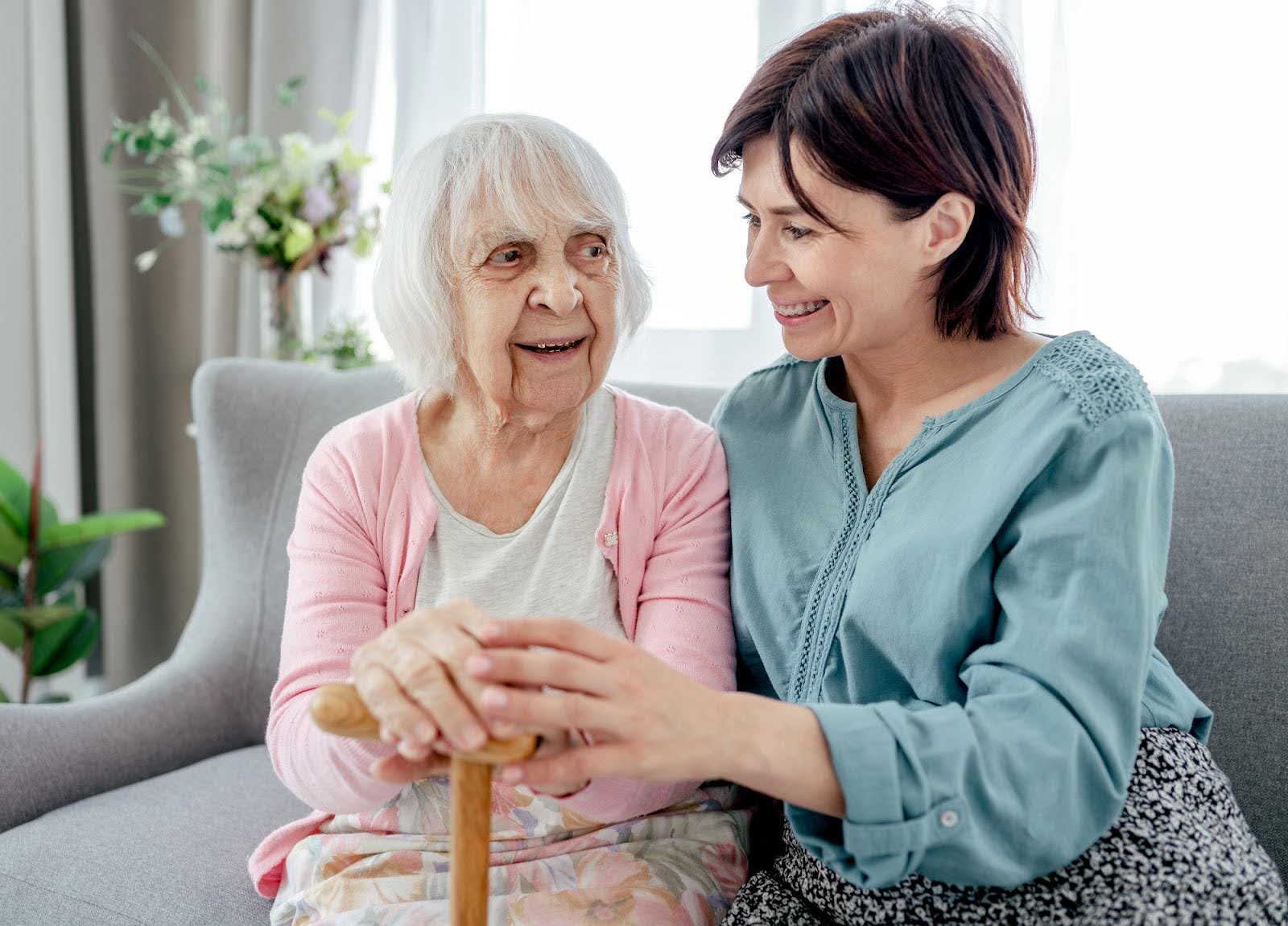 Compassionate hospice professionals offering emotional support during end-of-life care for hospice patients