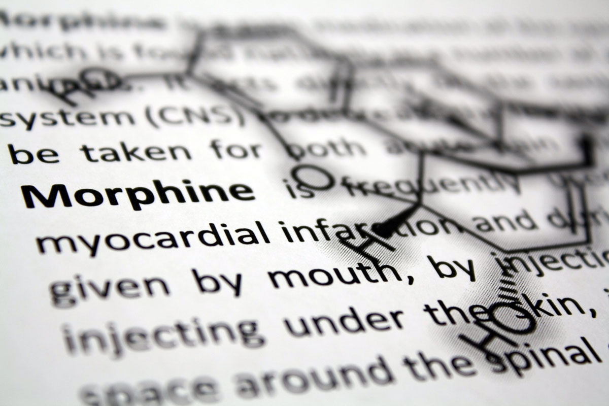 A,High,Quality,Photo,Of,Morphine,Word